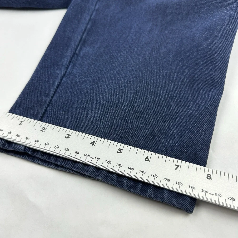 Pure Gear Cargo Jeans Mens 29 Dark Wash Blue‎ Vintage 90s Baggy Utility Denim